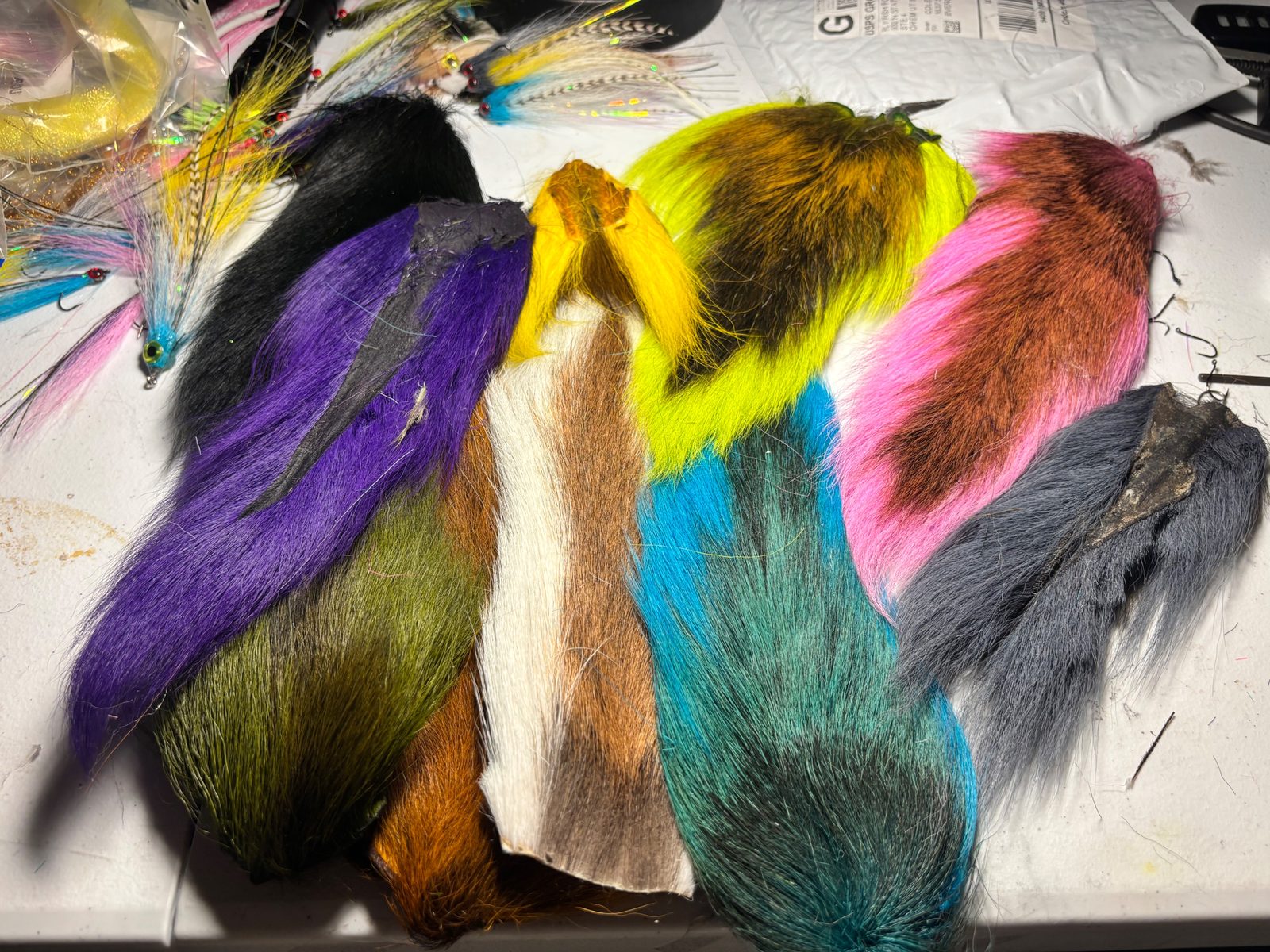 Custom bucktail color options